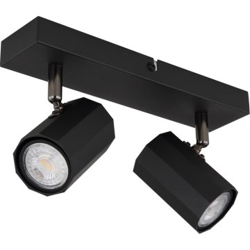 Globo - Spotlampe 2xGU10/25W/230V sort