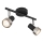 Globo - Spotlampe  2xGU10/25W/230V sort/sølvfarvet