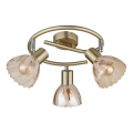 Globo - Spotlampe 3xE14/40W/230V guldfarvet