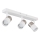 Globo - Spotlampe 3xGU10/25W/230V hvid/mat krom