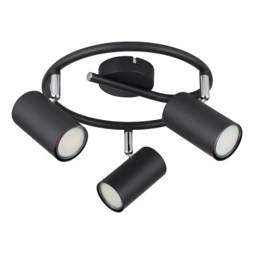 Globo - Spotlampe 3xGU10/25W/230V sort