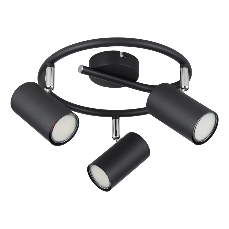 Globo - Spotlampe 3xGU10/25W/230V sort