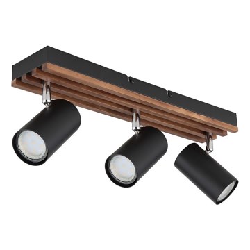 Globo - Spotlampe 3xGU10/25W/230V sort