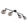 Globo - Spotlampe 4xE14/40W/230V sort