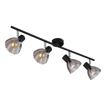 Globo - Spotlampe 4xE14/40W/230V sort