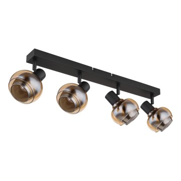 Globo - Spotlampe 4xE14/40W/230V sort