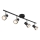 Globo - Spotlampe  4xGU10/25W/230V sort/sølvfarvet