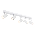 Globo - Spotlampe 5xGU10/35W/230V hvid