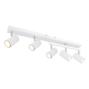 Globo - Spotlampe 5xGU10/35W/230V hvid