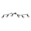 Globo - spotlampe 6xE14/40W/230V sort/brun