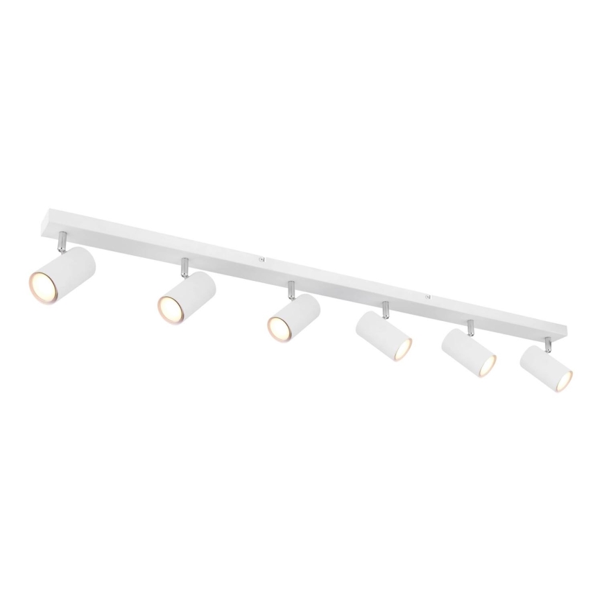 Globo - Spotlampe 6xGU10/35W/230V hvid