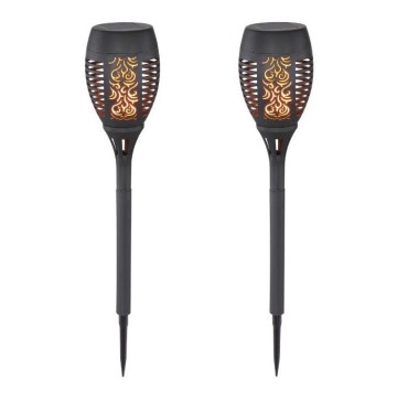Globo - SÆT 2x LED solcellelampe LED/0,1W/3V IP44
