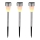 Globo - SÆT 3x Solcellelampe 3xLED/0,06W/1,2V IP44 200 mAh