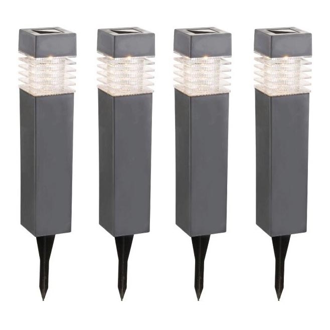 Globo - SÆT 4x LED solcellelampe LED/0,06W/3,2V IP44