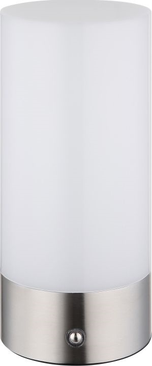 Globo - Udendørs LED bordlampe m. RGBW-farver og touch-funktion dæmpbar LED/1,8W/5V 1500 mAh IP44 mat krom