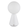 Globo - Udendørs LED bordlampe m. touch-funktion dæmpbar LED/1,5W/5V 3000/4500/6500K 1800 mAh IP41 hvid