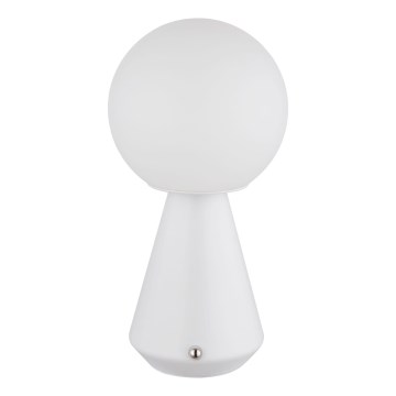 Globo - Udendørs LED bordlampe m. touch-funktion dæmpbar LED/1,5W/5V 3000/4500/6500K 1800 mAh IP41 hvid