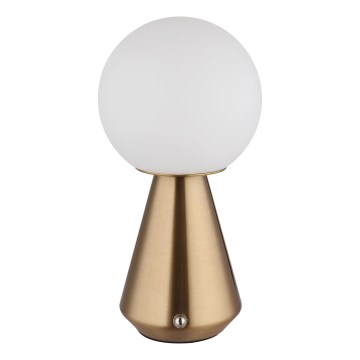 Globo - Udendørs LED bordlampe m. touch-funktion dæmpbar LED/1,5W/5V 3000/4500/6500K 1800 mAh IP41 kobber