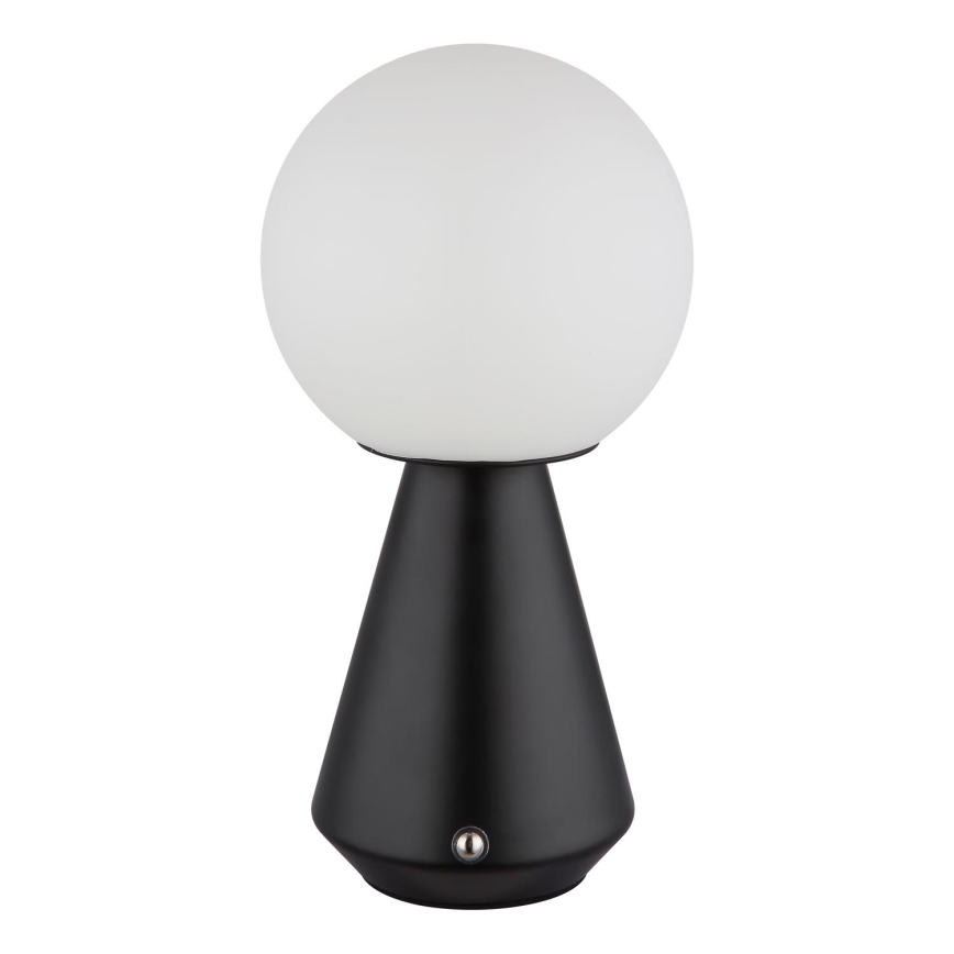 Globo - Udendørs LED bordlampe m.  touch-funktion dæmpbar LED/1,5W/5V 3000/4500/6500K 1800 mAh IP41 sort