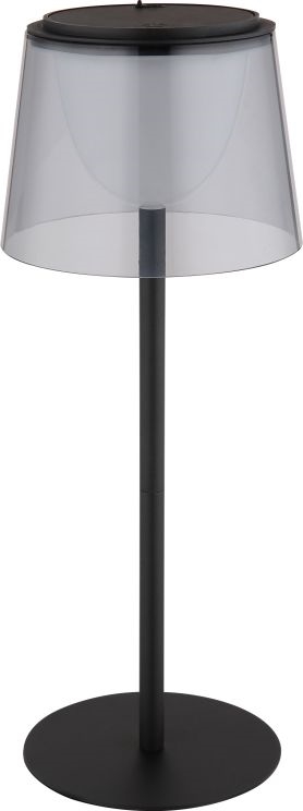 Globo - Udendørs LED bordlampe m. touch-funktion dæmpbar LED/1,8W/5V IP44 1800 mAh sort/røget