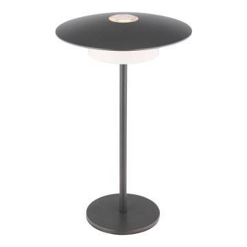 Globo - Udendørs LED bordlampe m. touch-funktion genopladelig LED/3W/3,7V 1800/2700/3000K IP44 1800 mAh grå
