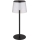 Globo - Udendørs LED bordlampe touch-funktion dæmpbar LED/1,8W/5V IP44 1800 mAh sort/transparent