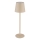 Globo - Udendørs LED lampe touch-funktion dæmpbar LED/3W/3,7V IP44 1800 mAh USB beige