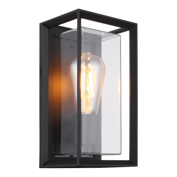 Globo - Udendørs væglampe 1xE27/60W/230V IP44 sort