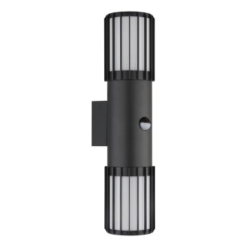 Globo - Udendørs væglampe med sensor 2xE27/15W/230V IP54