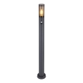 Globo - Udendørslampe med sensor 1xE27/15W/230V IP44 110 cm sort