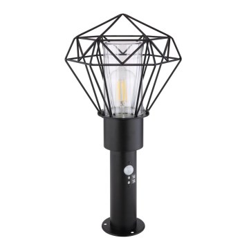 Globo - Udendørslampe med sensor 1xE27/15W/230V IP44