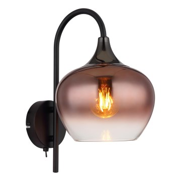 Globo - Væglampe 1xE27/40W/230V kobber