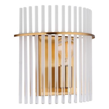 Globo - Væglampe 1xE27/60W/230V guldfarvet
