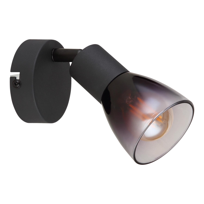 Globo - Vægspot 1xE14/25W/230V sort