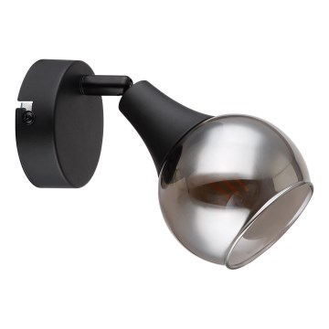 Globo - Vægspot 1xE14/40W/230V sort