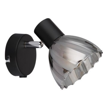 Globo - Vægspot 1xE14/40W/230V sort