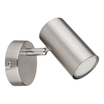 Globo - Vægspot 1xGU10/25W/230V mat krom