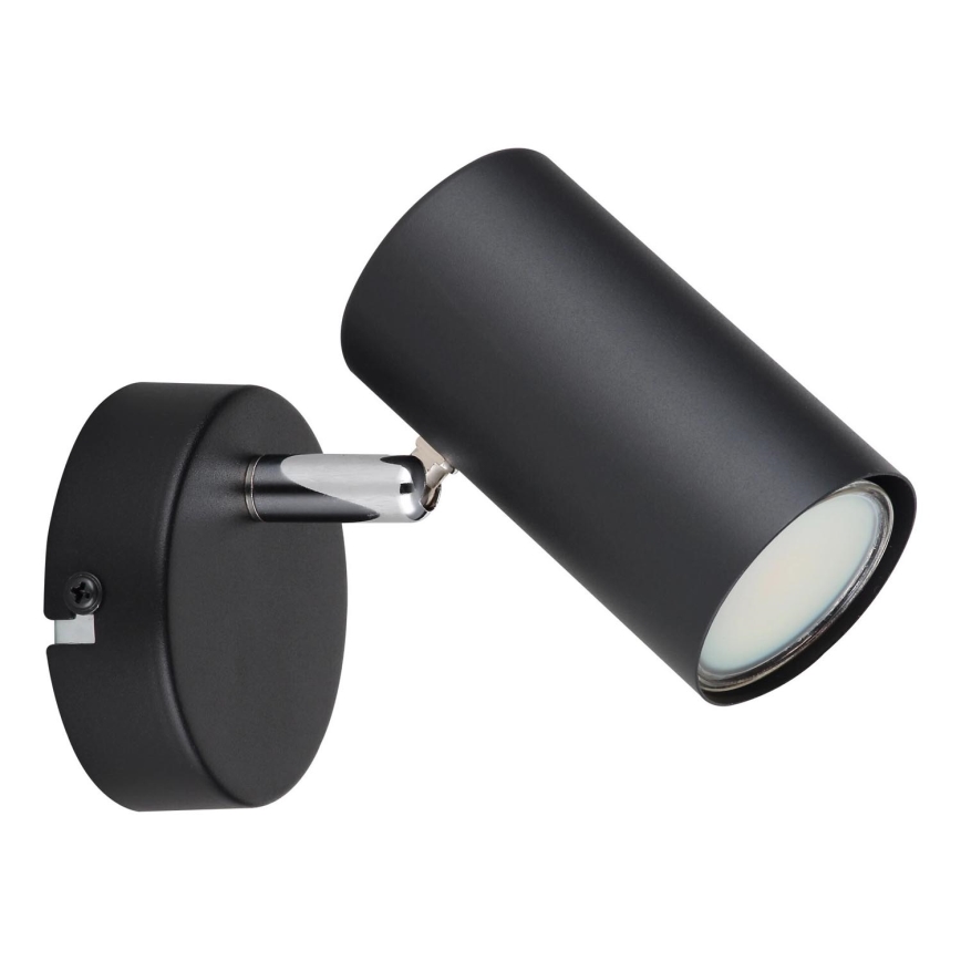 Globo - Vægspot 1xGU10/25W/230V sort