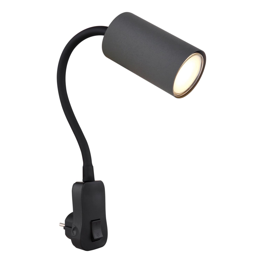 Globo - Vægspot 1xGU10/35W/230V sort