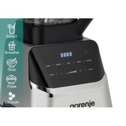 GORENJE BP1500DE - Bordblender 2 l 1500W/230V rustfrit stål/sort