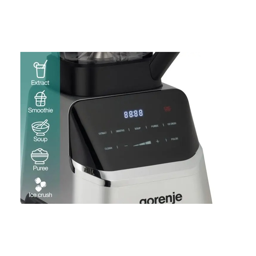 GORENJE BP1500DE - Bordblender 2 l 1500W/230V rustfrit stål/sort