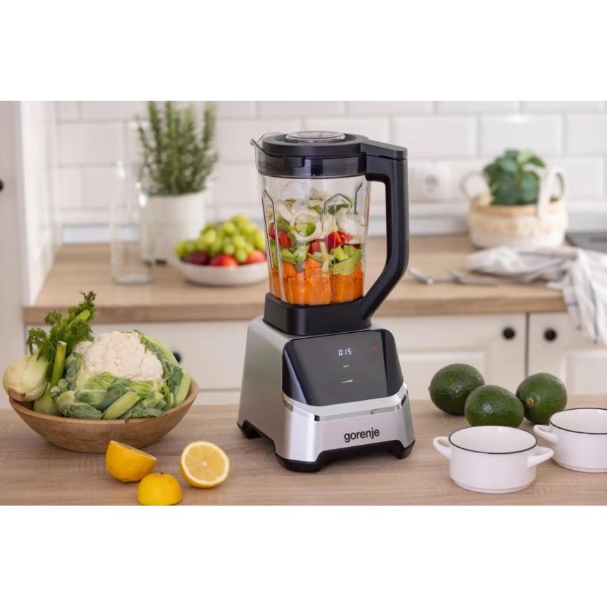 GORENJE BP1500DE - Bordblender 2 l 1500W/230V rustfrit stål/sort