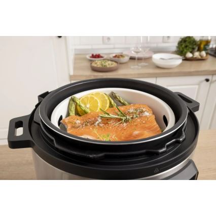 GORENJE GMC6SBK - Multifunktionel multicooker 6 l 8 i 1 1000 W/230 V rustfrit stål