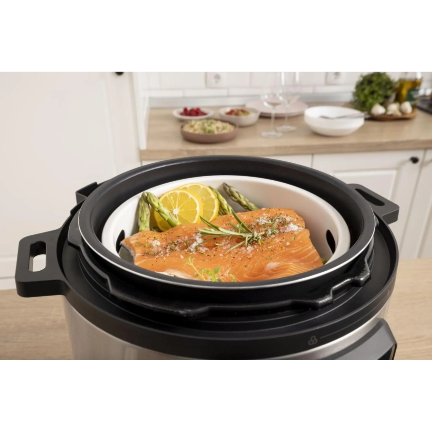 GORENJE GMC6SBK - Multifunktionel multicooker 6 l 8 i 1 1000 W/230 V rustfrit stål