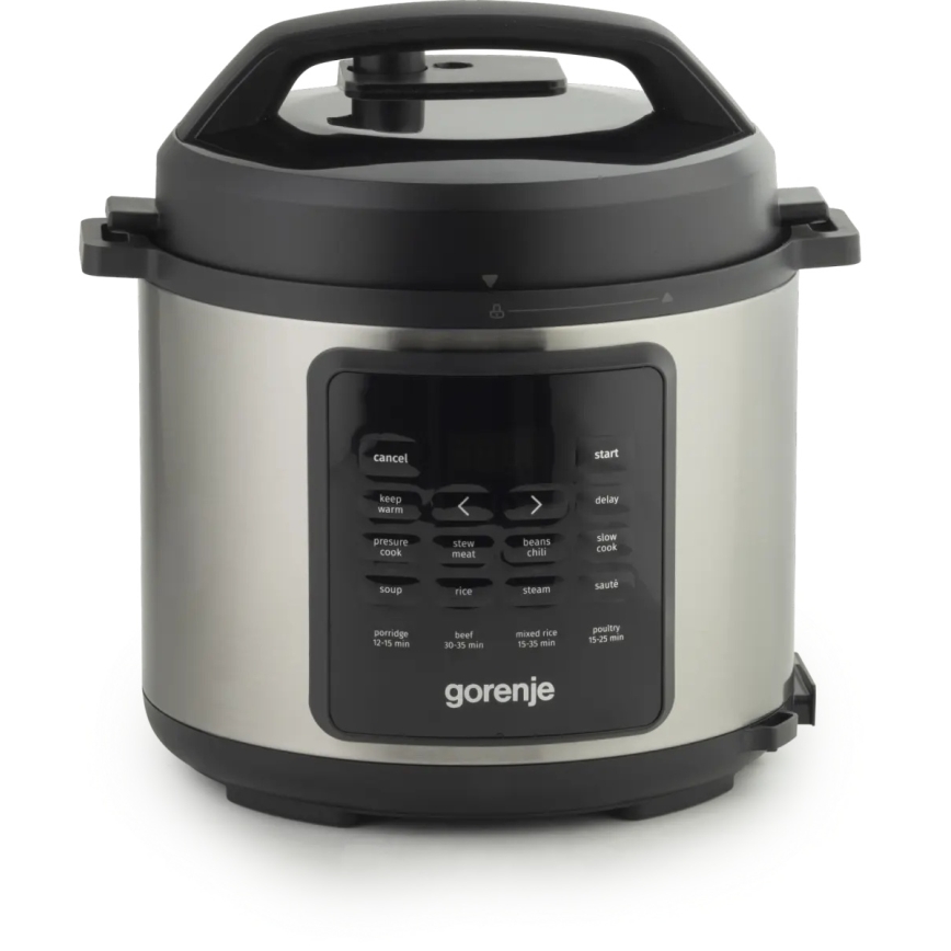 GORENJE GMC6SBK - Multifunktionel multicooker 6 l 8 i 1 1000 W/230 V rustfrit stål
