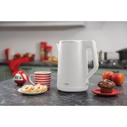 GORENJE K15DWW - Hurtig elkedel 1,5 l 2200 W / 230 V hvid