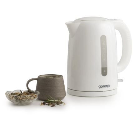 GORENJE K17W - Hurtig elkedel 1,7 l 2200 W/230 V hvid