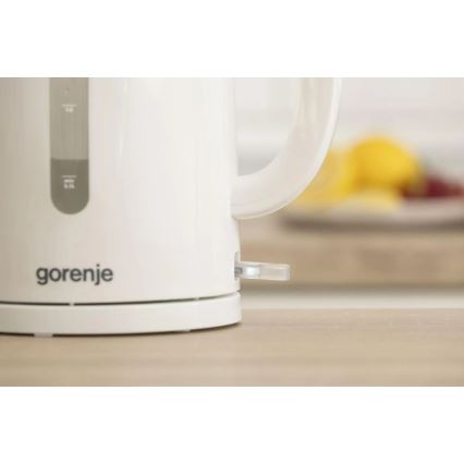 GORENJE K17W - Hurtig elkedel 1,7 l 2200 W/230 V hvid
