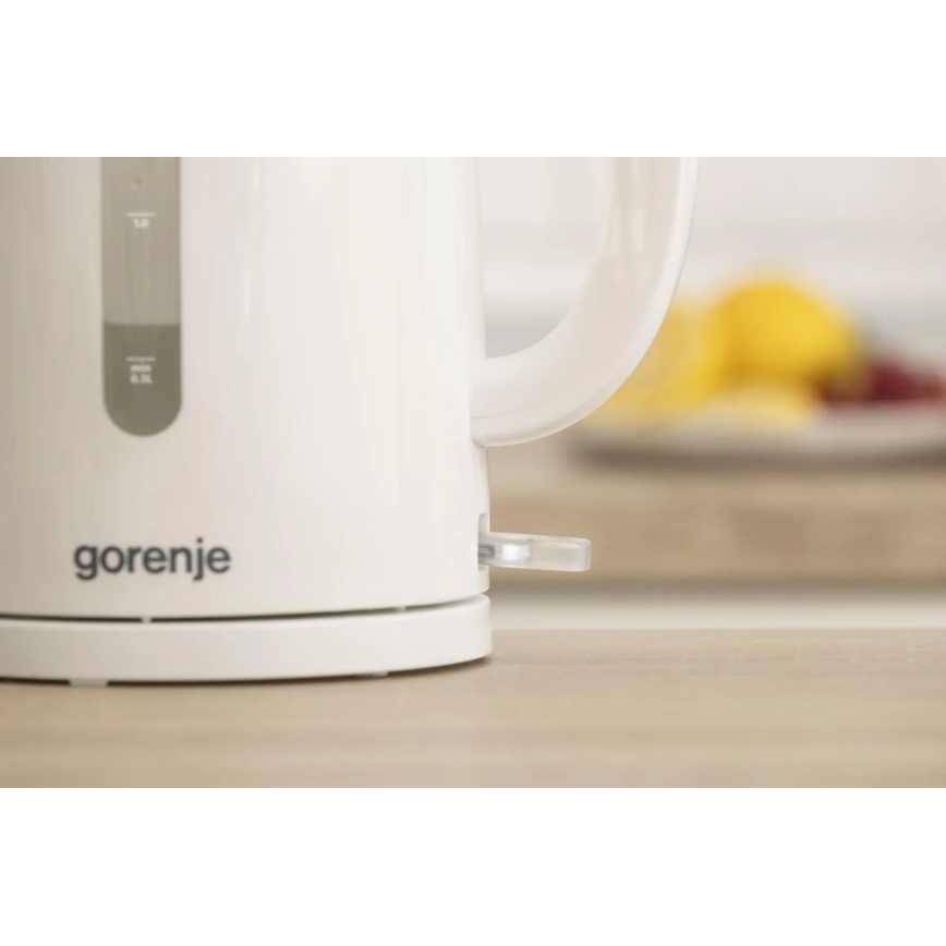 GORENJE K17W - Hurtig elkedel 1,7 l 2200 W/230 V hvid