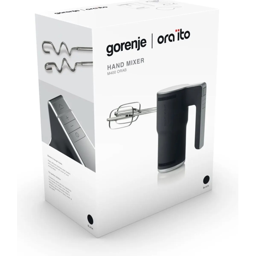 GORENJE M400ORAB - Håndmixer 400W/230V sort/rustfrit stål